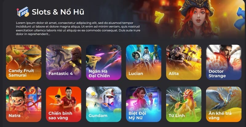Hệ thống sở hữu kho Slots và nổ hũ với giải thưởng khổng lồ Hệ thống sở hữu kho Slots và nổ hũ với giải thưởng khổng lồ