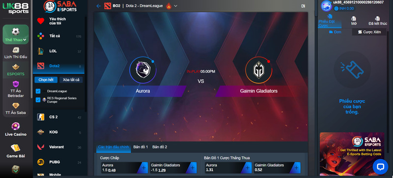 Cá cược Dota2 UK88 hấp dẫn bởi tính năng livestream Cá cược Dota2 UK88 hấp dẫn bởi tính năng livestream