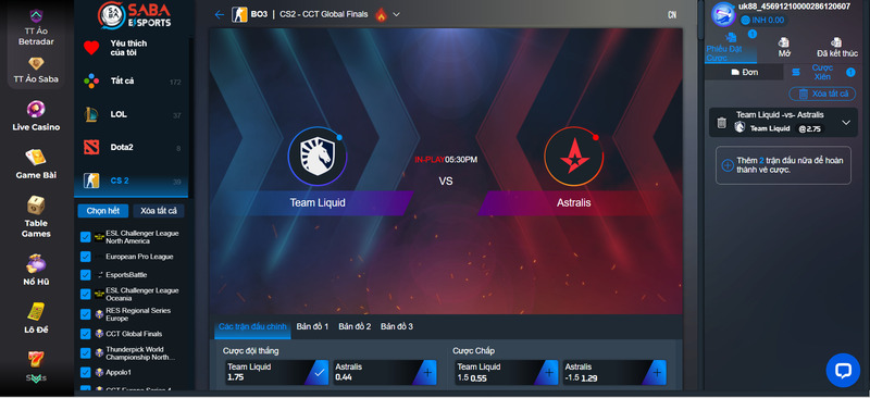 Cách chơi cá cược CS:GO tại UK88 cực đơn giản Cách chơi cá cược CS:GO tại UK88 cực đơn giản