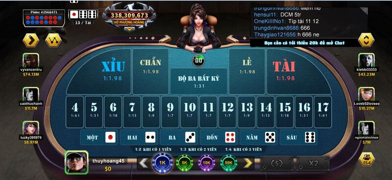 Sảnh cược tài xỉu cực hấp dẫn tại cổng game UK88 Sảnh cược tài xỉu cực hấp dẫn tại cổng game UK88