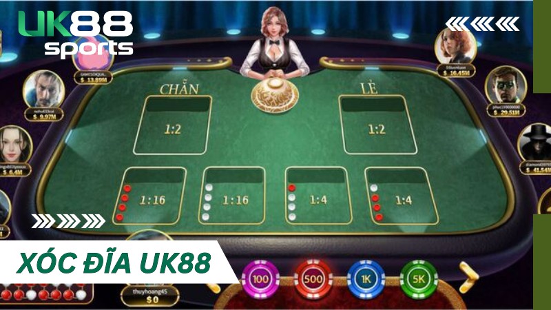 UK88 giới thiệu tựa game xóc dĩa hấp dẫn ăn tiền khủng